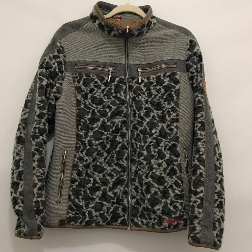 Vintage Almgwand Gray Full-Zip Jacket Size 42